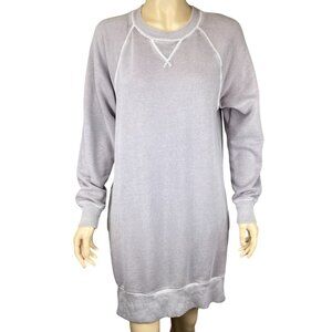 Aerie‎ Womens Sweatshirt Size Small Crew Neck Purple Lilac Long Sleeve Dress